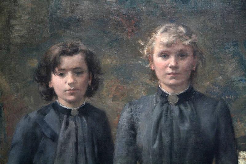Theo Van Rysselberghe The Sisters of the Painter Schlobach Sweden oil painting art